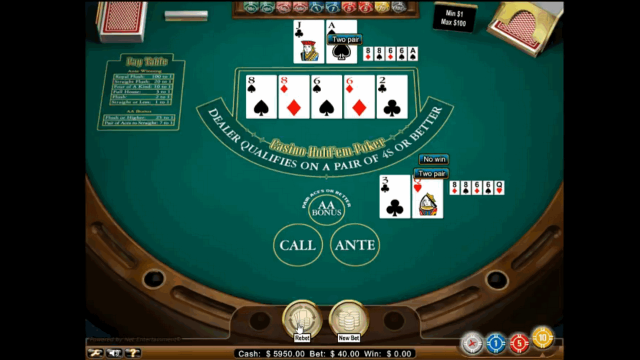 Характеристики слота Casino Hold'em Poker 4