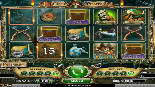 Игровой интерфейс Ghost Pirates 5