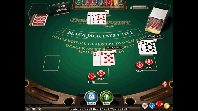 Игровой интерфейс Double Xposure Blackjack Pro Series 7