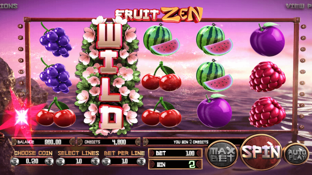 Характеристики слота Fruit Zen 4