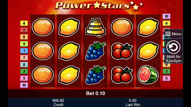 Бонусная игра Power Stars 1