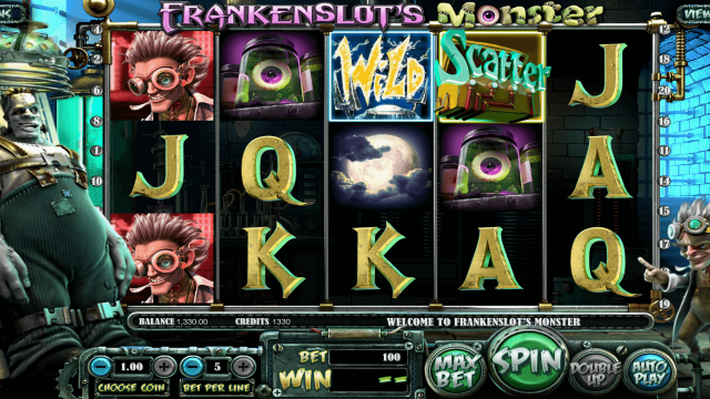 Бонусная игра Frankenslot's Monster 10