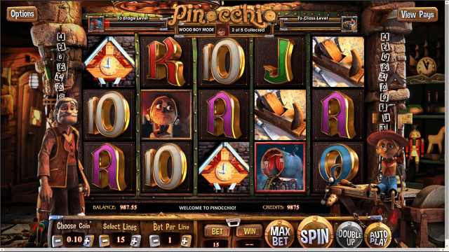 Игровой интерфейс Pinocchio 3