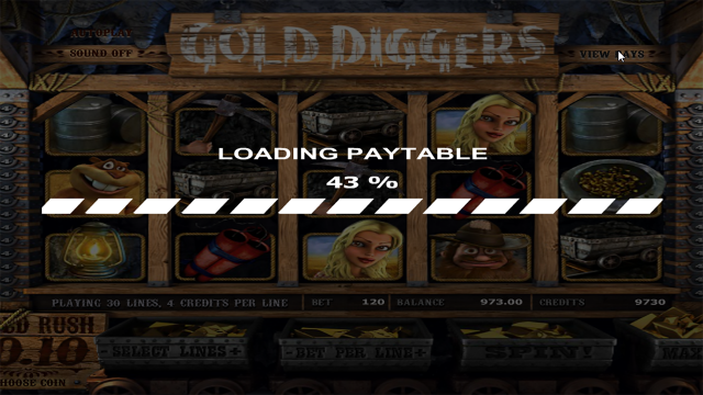 Игровой интерфейс Gold Diggers 2