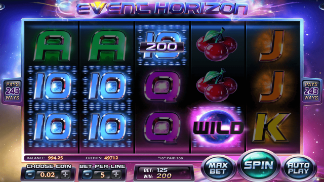 Игровой интерфейс Event Horizon 4